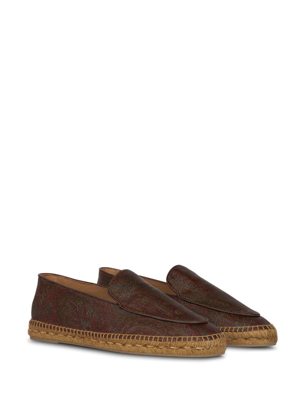 paisley loafer espadrilles - 2