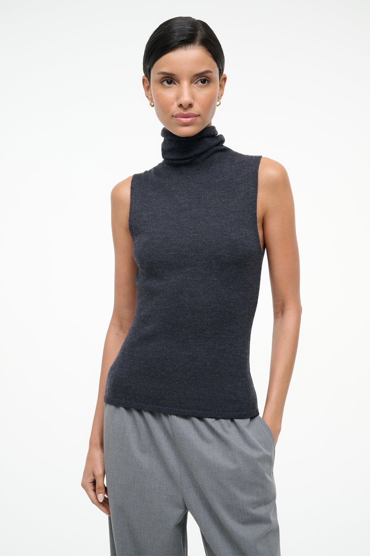 STAUD CANAL TOP CHARCOAL - 3