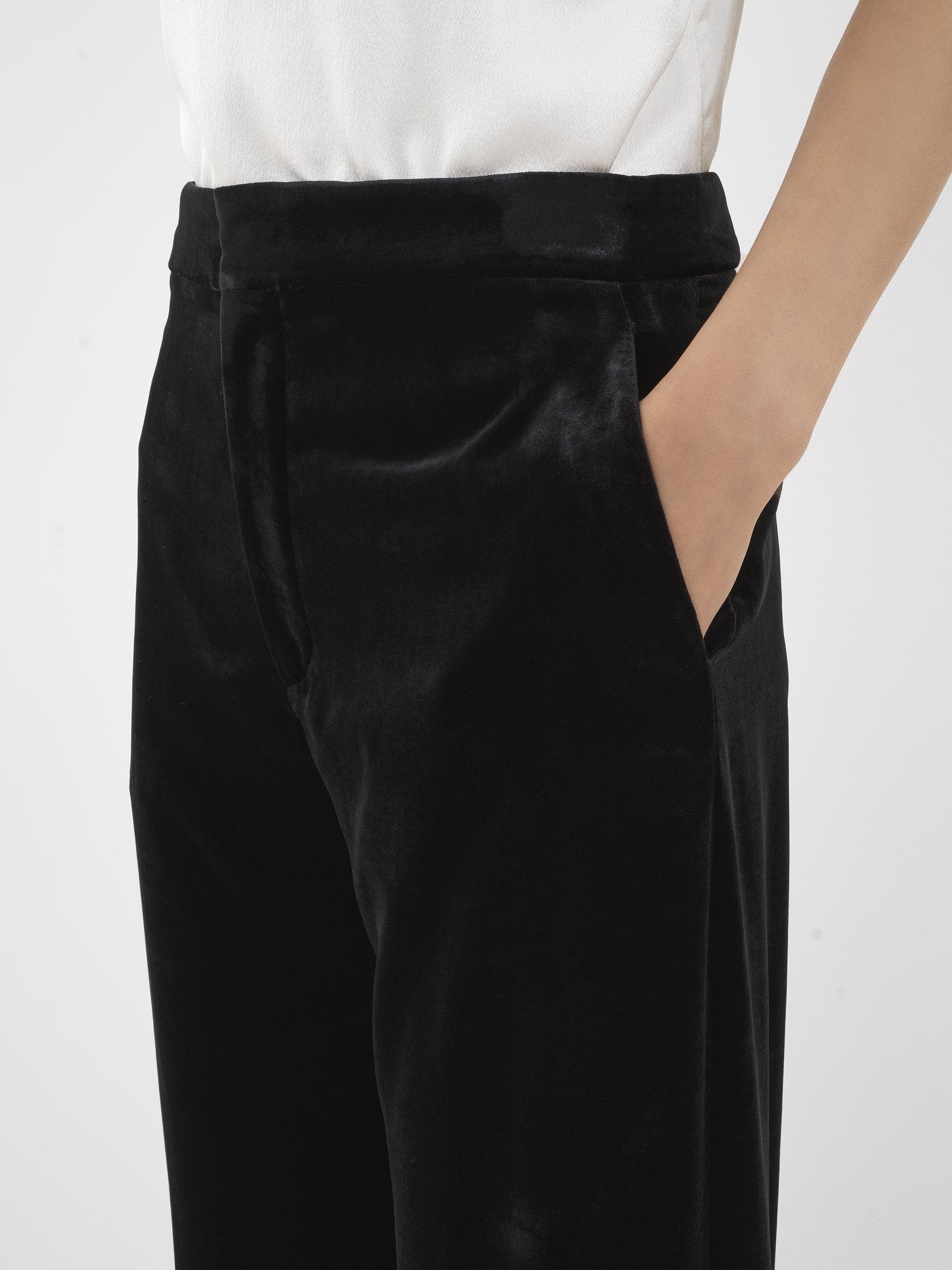 REGULAR-WAIST TAILORED PANTS - 6