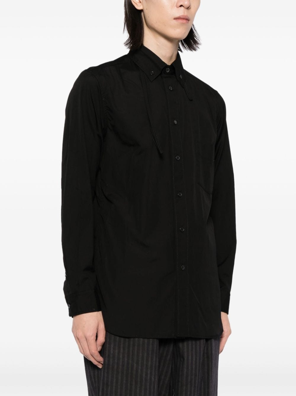 chain-stitch poplin shirt - 3
