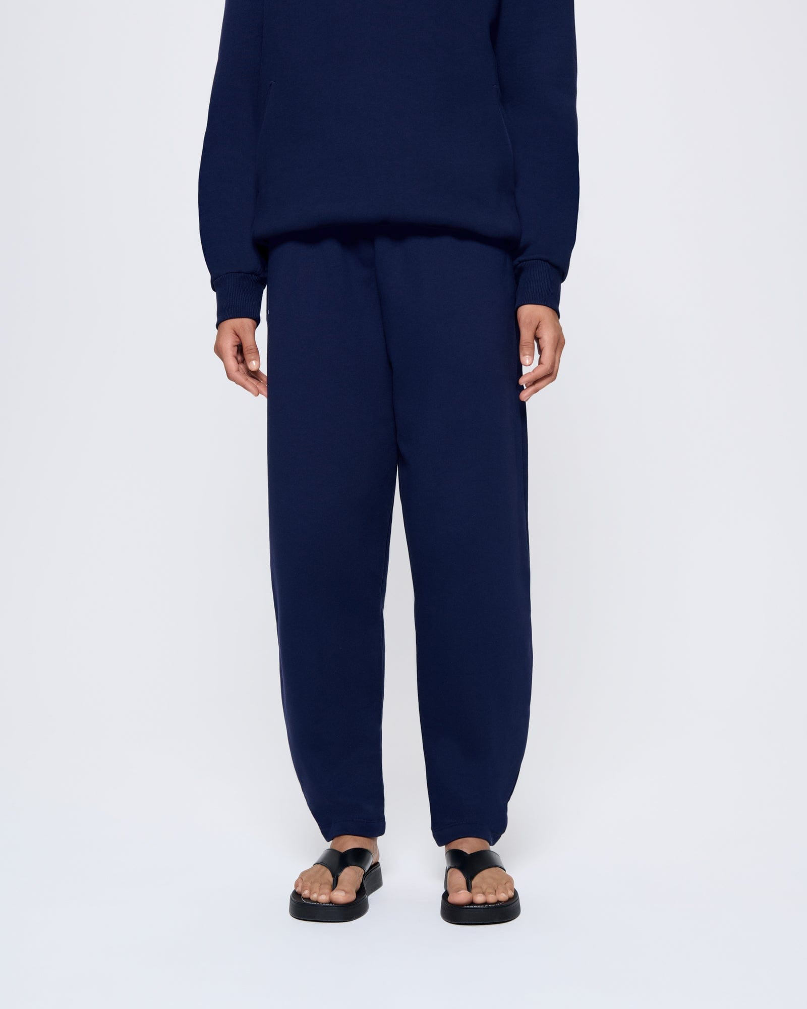 Womens DNA Barrel-Leg Track Pants - Navy - 3