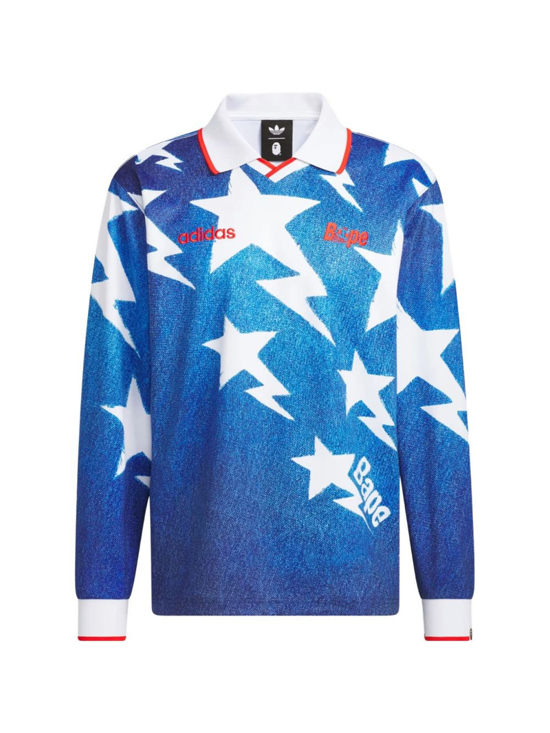 x BAPE star-print long-sleeve T-shirt 1
