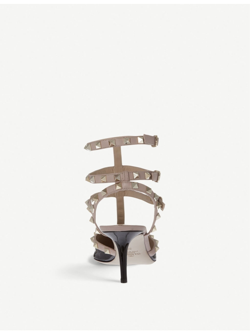 So Noir 65 patent-leather heeled sandals - 2