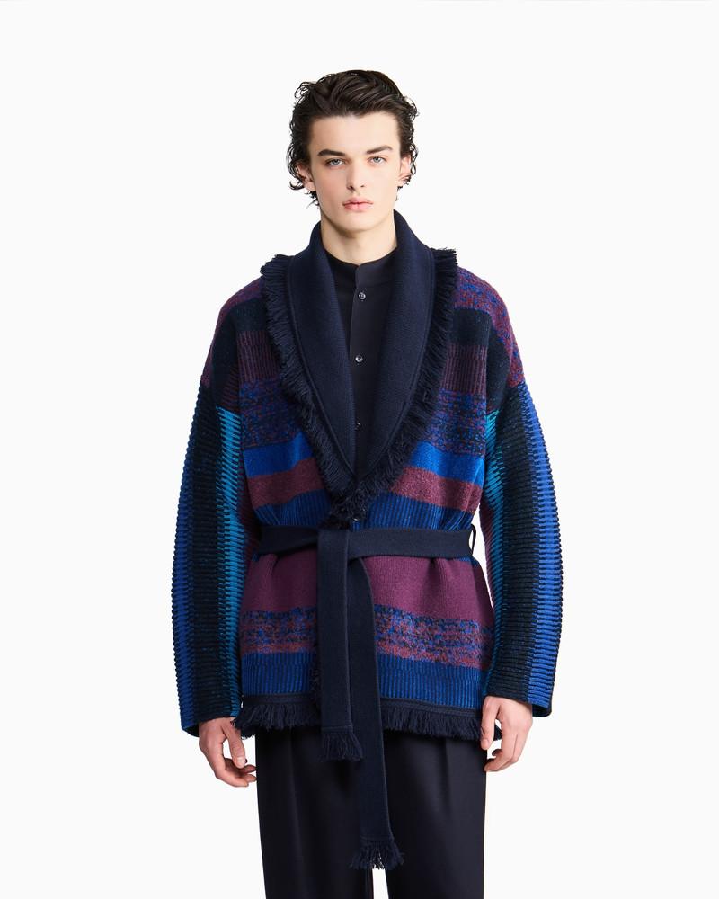 GIORGIO ARMANI GIORGIO ARMANI FOR ALANUI CASHMERE BLEND CARDIGAN outlook