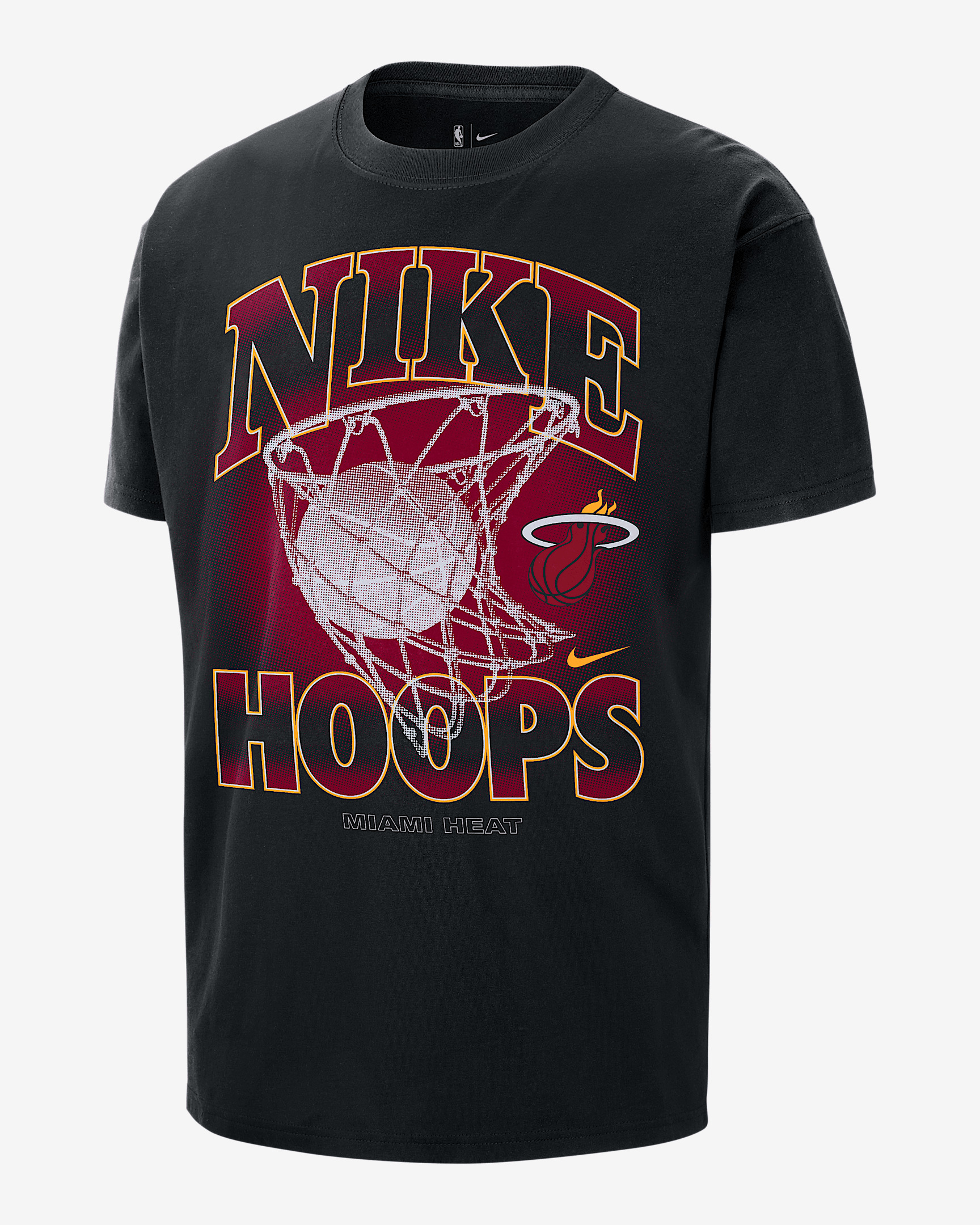 Miami Heat Courtside Men's Nike NBA Max90 T-Shirt - 1