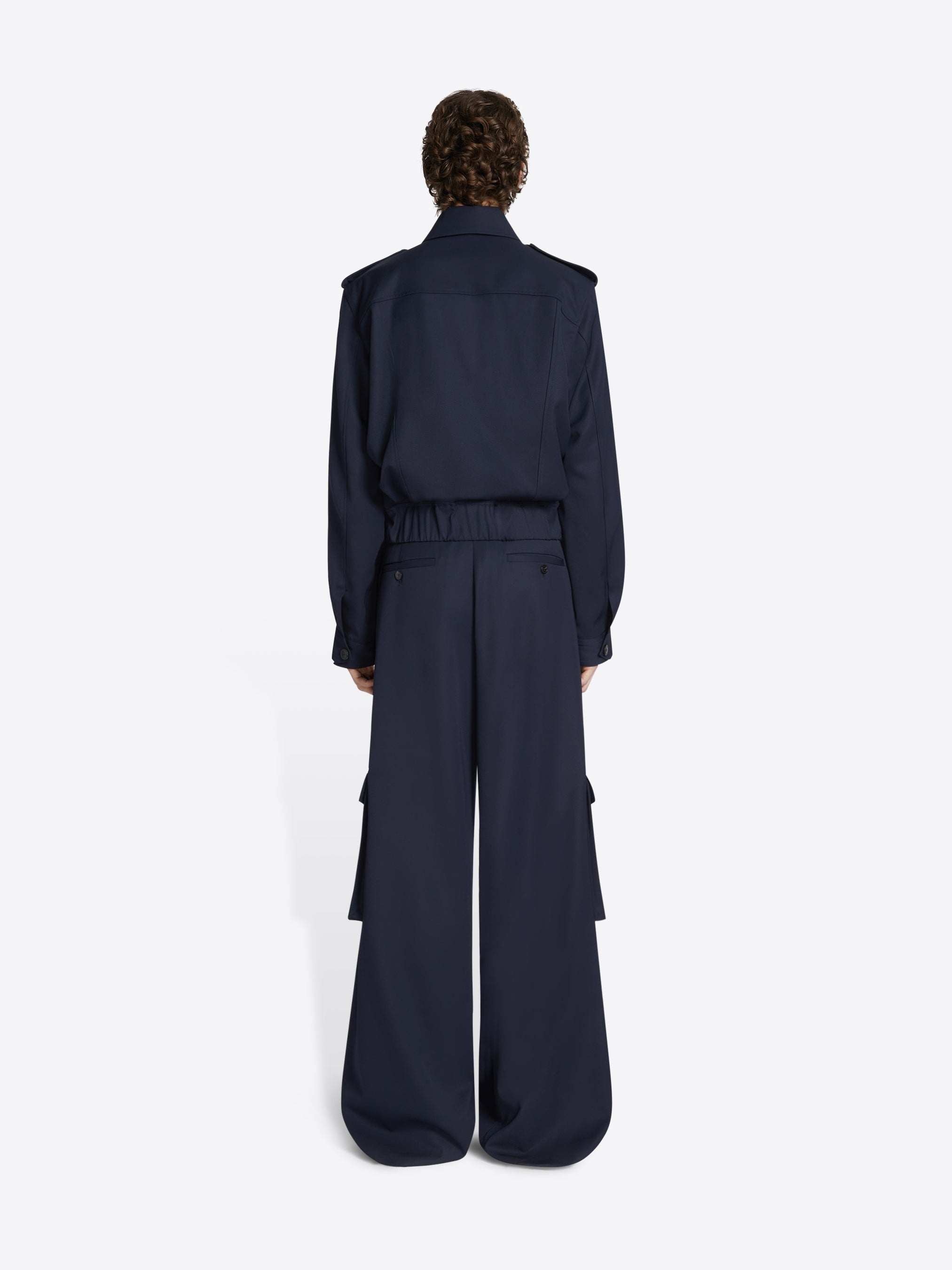 WIDE BELTED PANTS - 4