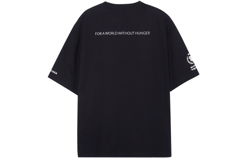 BALENCIAGA Balenciaga x WFP T-Shirt Medium Fit 'Black' 612966TMVL21070 outlook