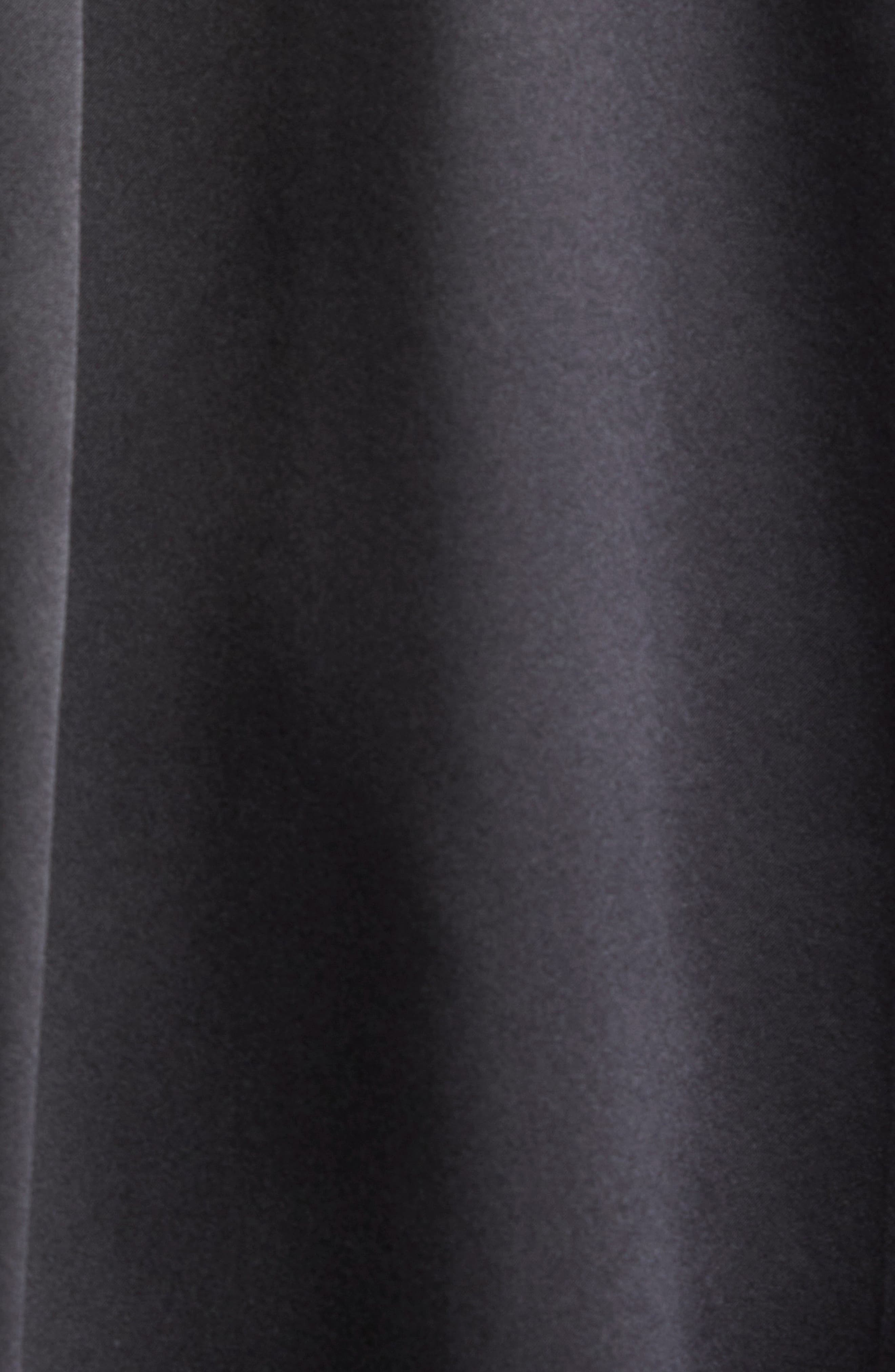 Victoria Beckham Crystal Print Silk Pajama Shirt in Black at Nordstrom - 6
