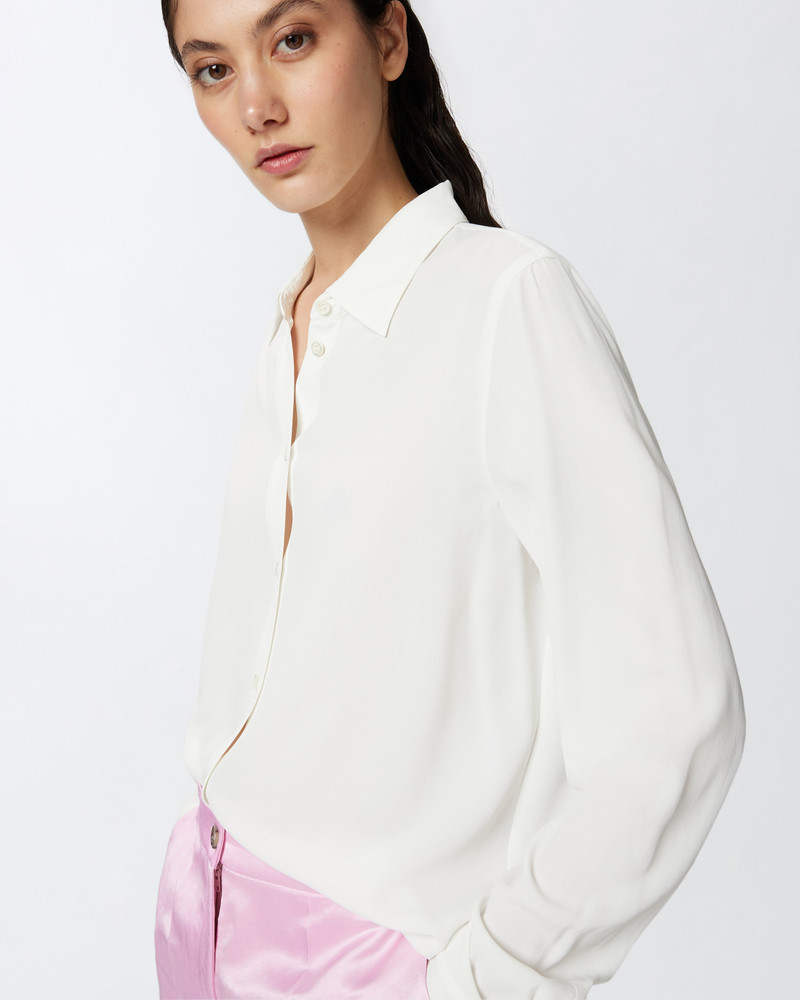 SHIRT IN SILK-BLEND CREPE DE CHINE 6