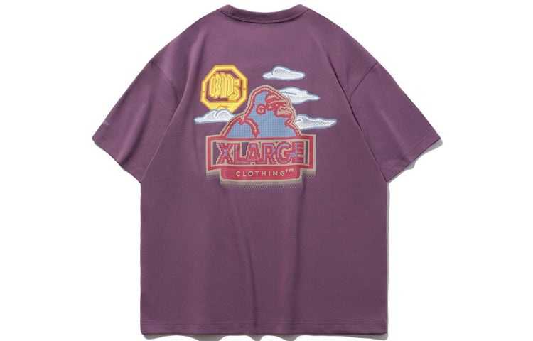 Li-Ning BADFIVE x XLARGE Crossover Short Sleeve 'Purple' AHSP947-1 - 2