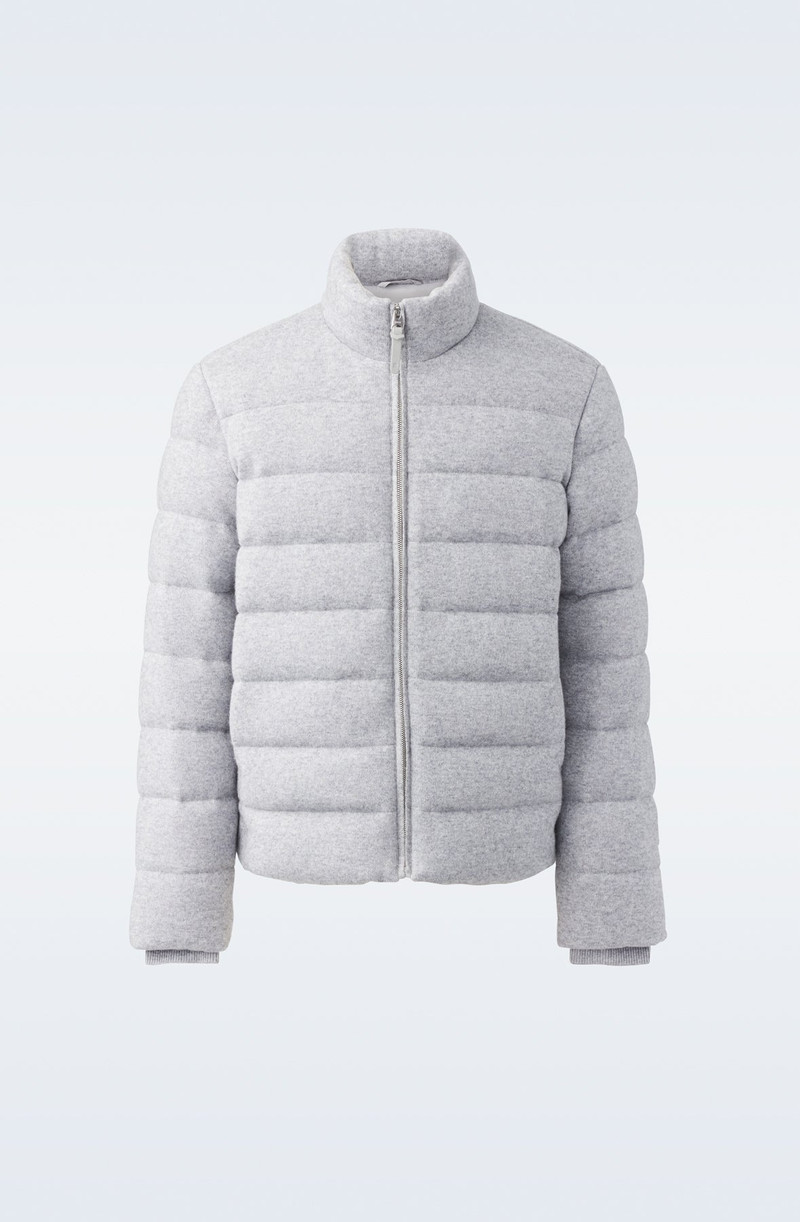 SCOTT Light down jacket with cashmere blend shell 1