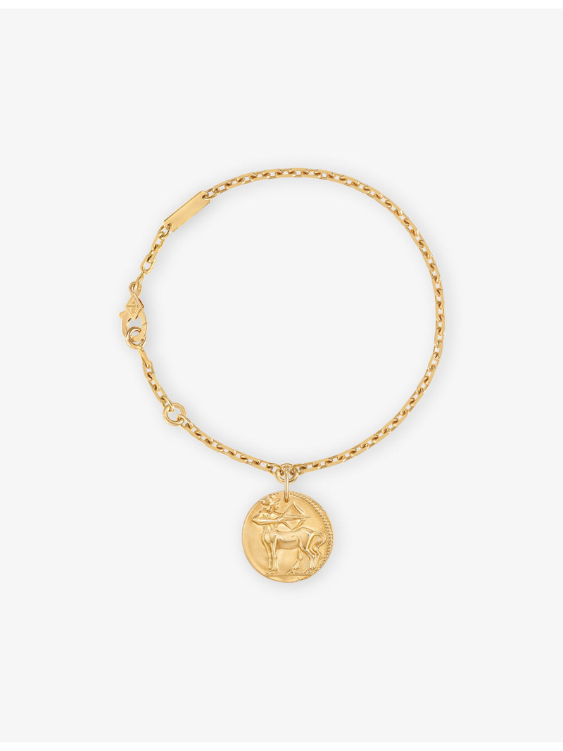 Zodiaque Medal Sagittarius 18ct Yellow-Gold Bracelet 1
