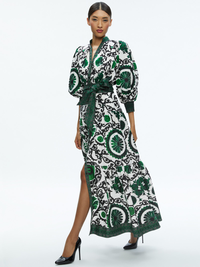 CORA VOLUME TIERED SHIRT DRESS 6