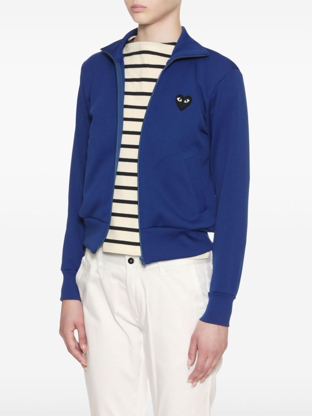 logo-patch track jacket - 3