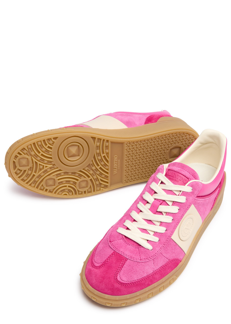 Valentino Upvillage Crosta Panelled Suede Sneakers - 3