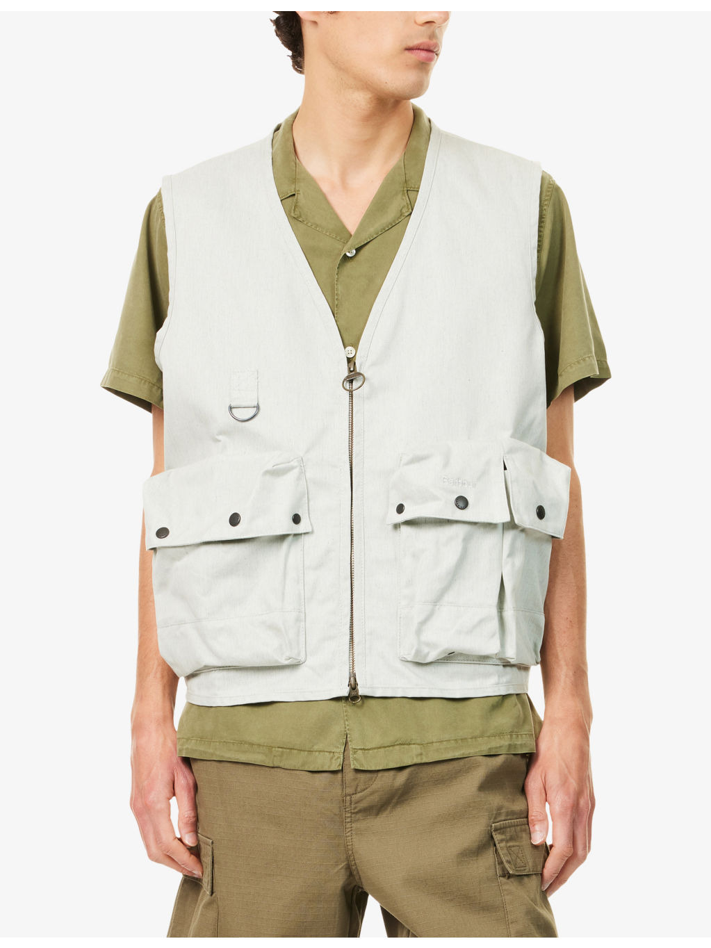 Westmorland Patch-Pocket Cotton Vest - 3
