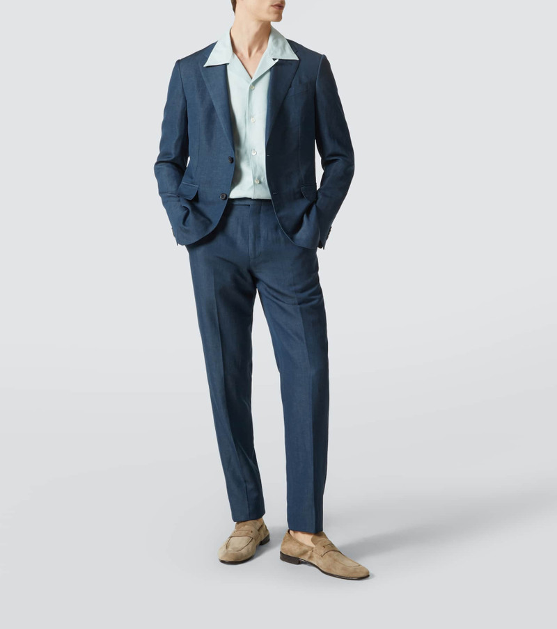 ZEGNA Wool and linen suit outlook
