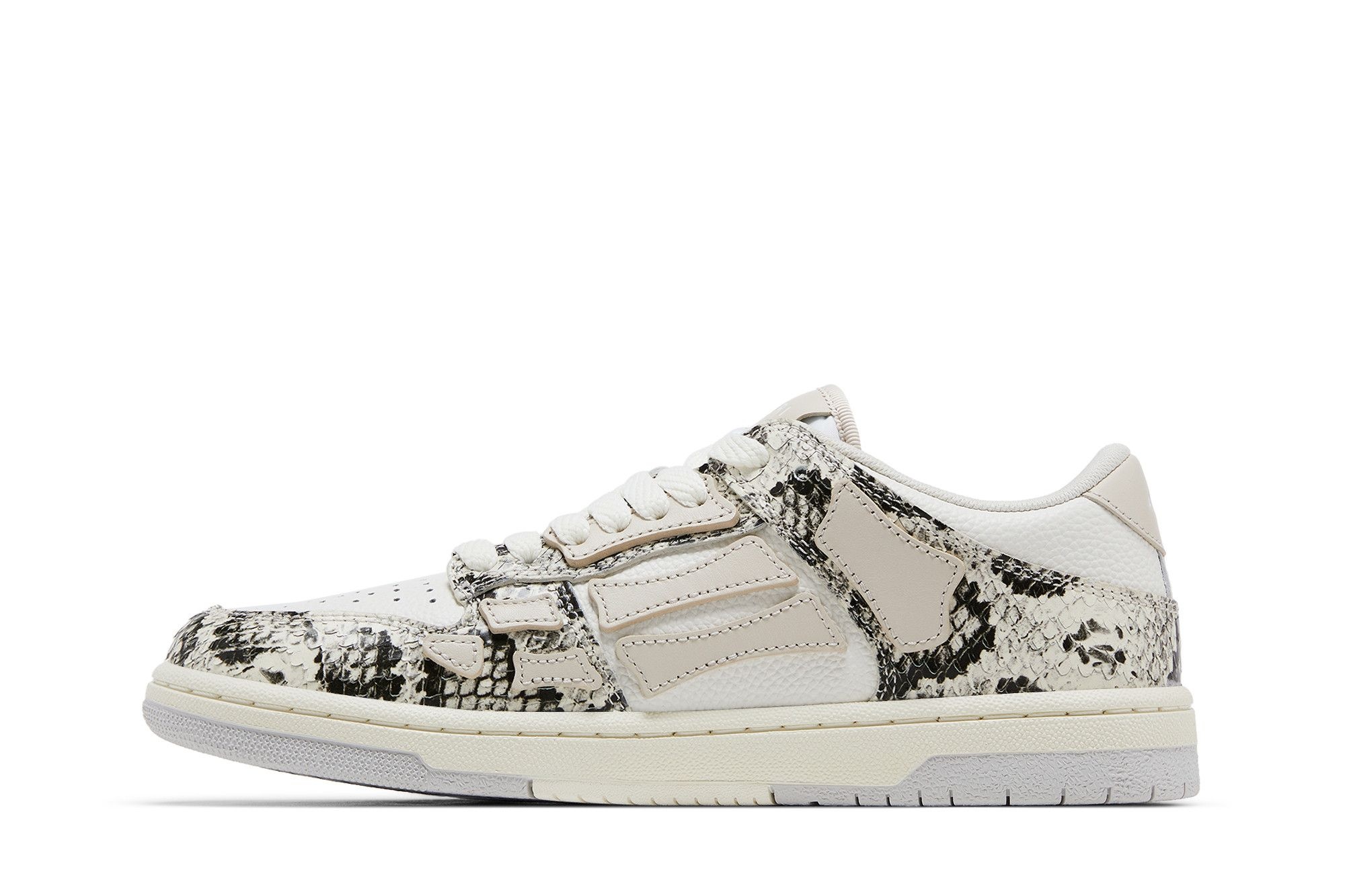 Amiri Wmns Skel Top Low 'Alabaster Snakeskin' - 3