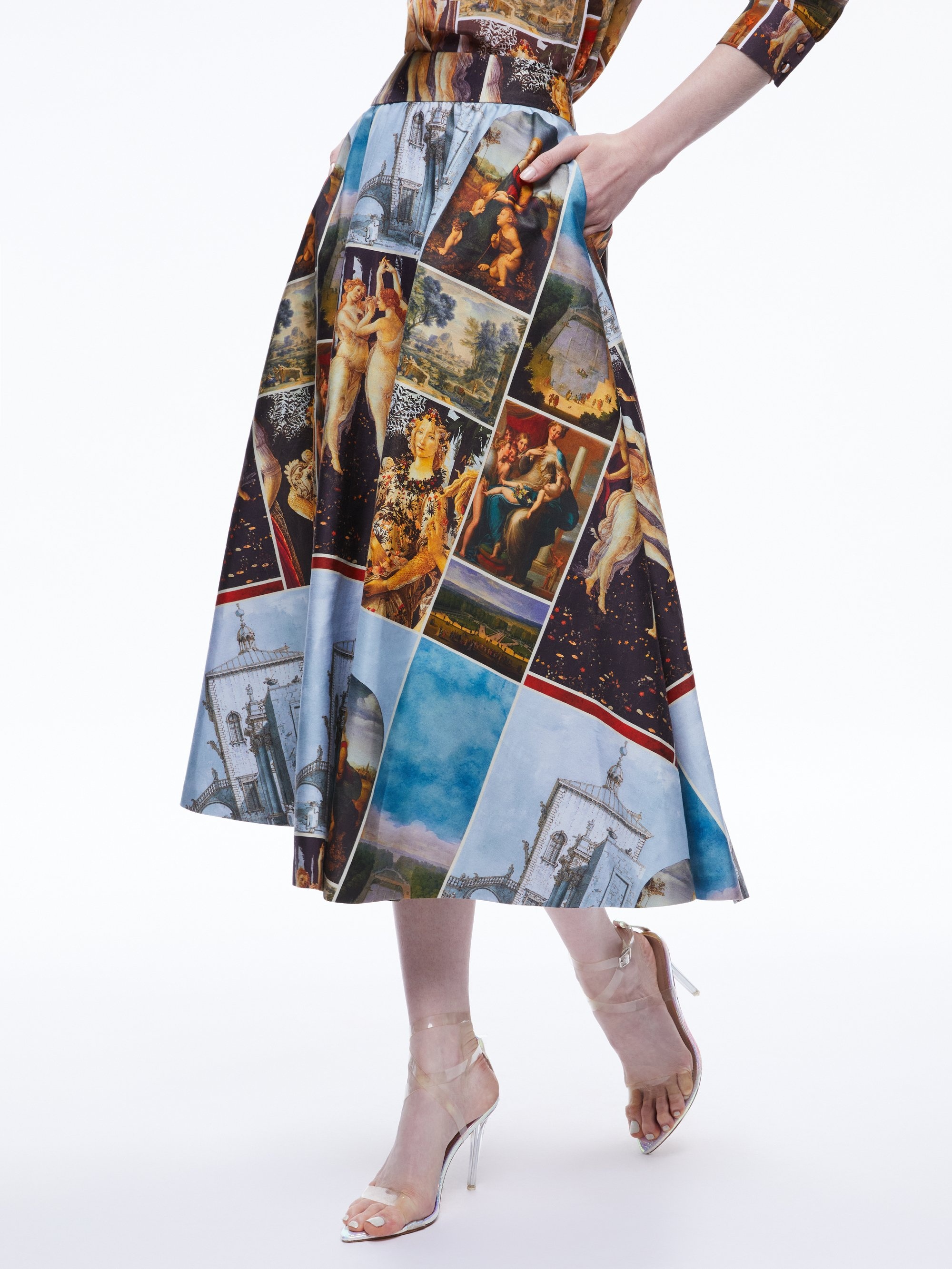 EARLA HIGH WAISTED MIDI SKIRT - 2