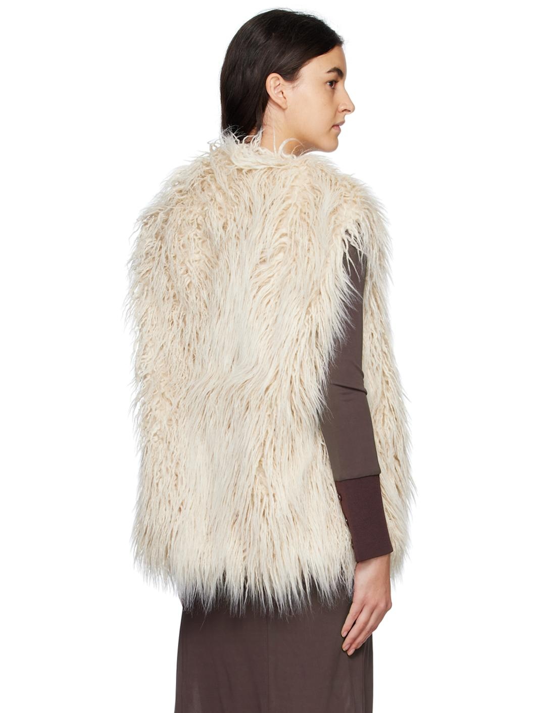 Off-White Eco Fur Vest - 3