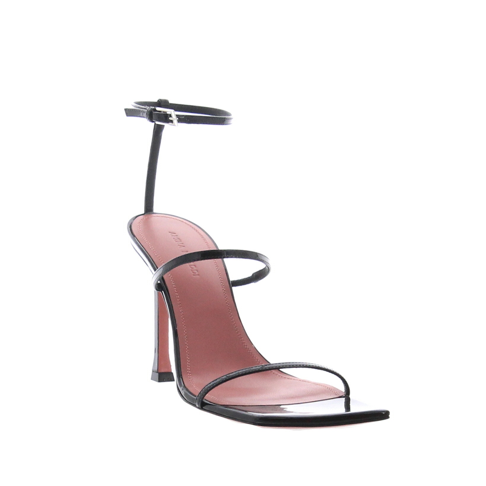 Amina Muaddi – Maya Patent Leather Black - 2