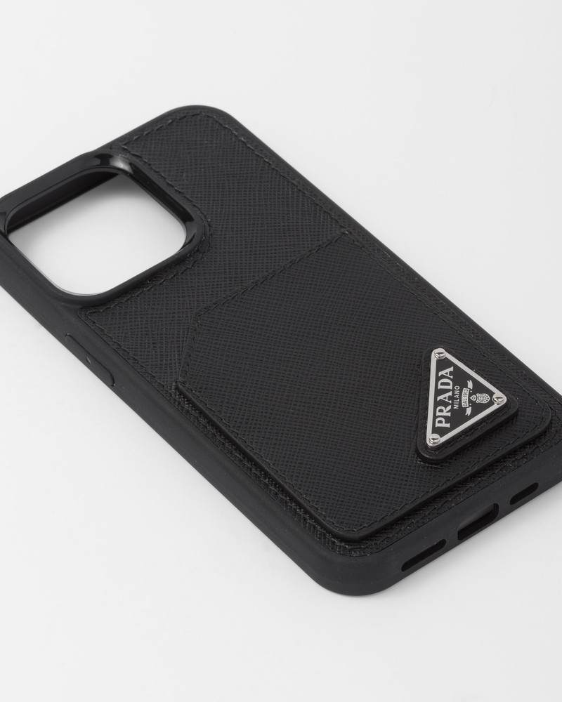 Prada Saffiano leather cover for the iPhone 14 Pro outlook