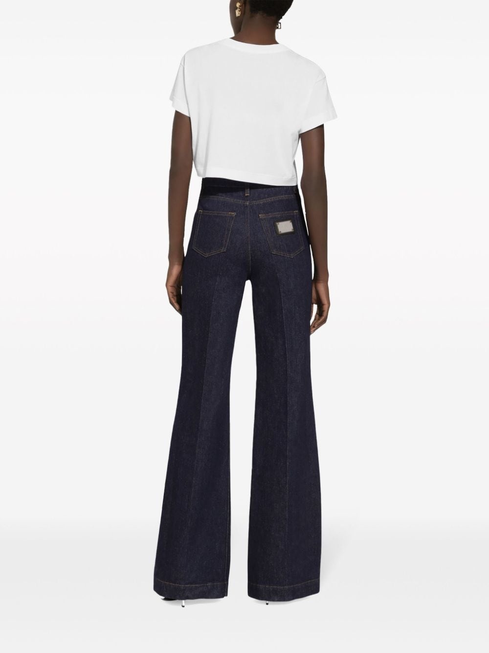 high-rise flared jeans - 4