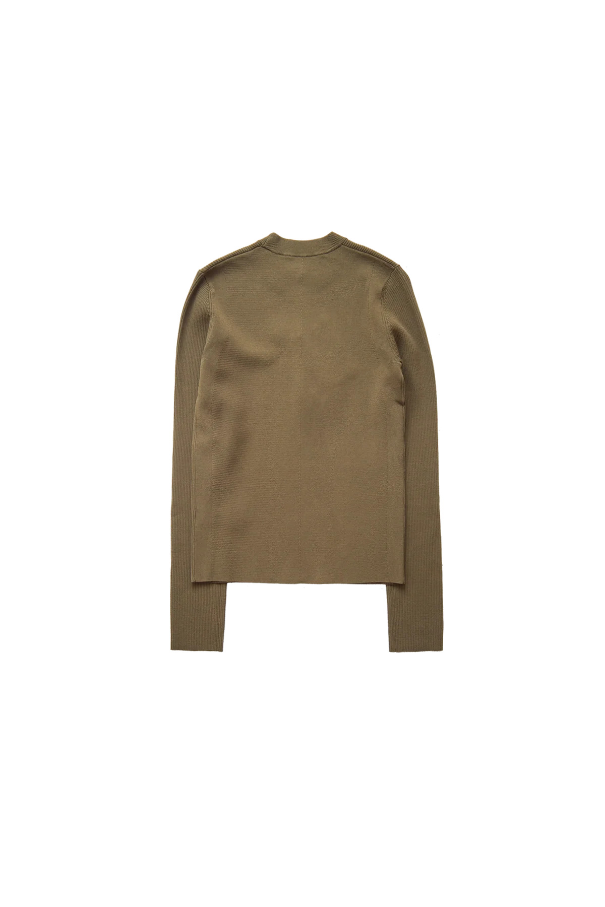 Diesel Ribbed Logo Crewneck Sweater Green - 2