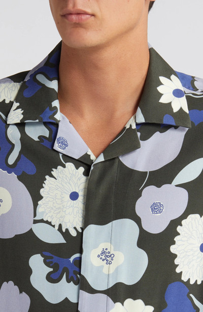 NN07 Hank 5719 Floral Print Button-Up Camp Shirt outlook