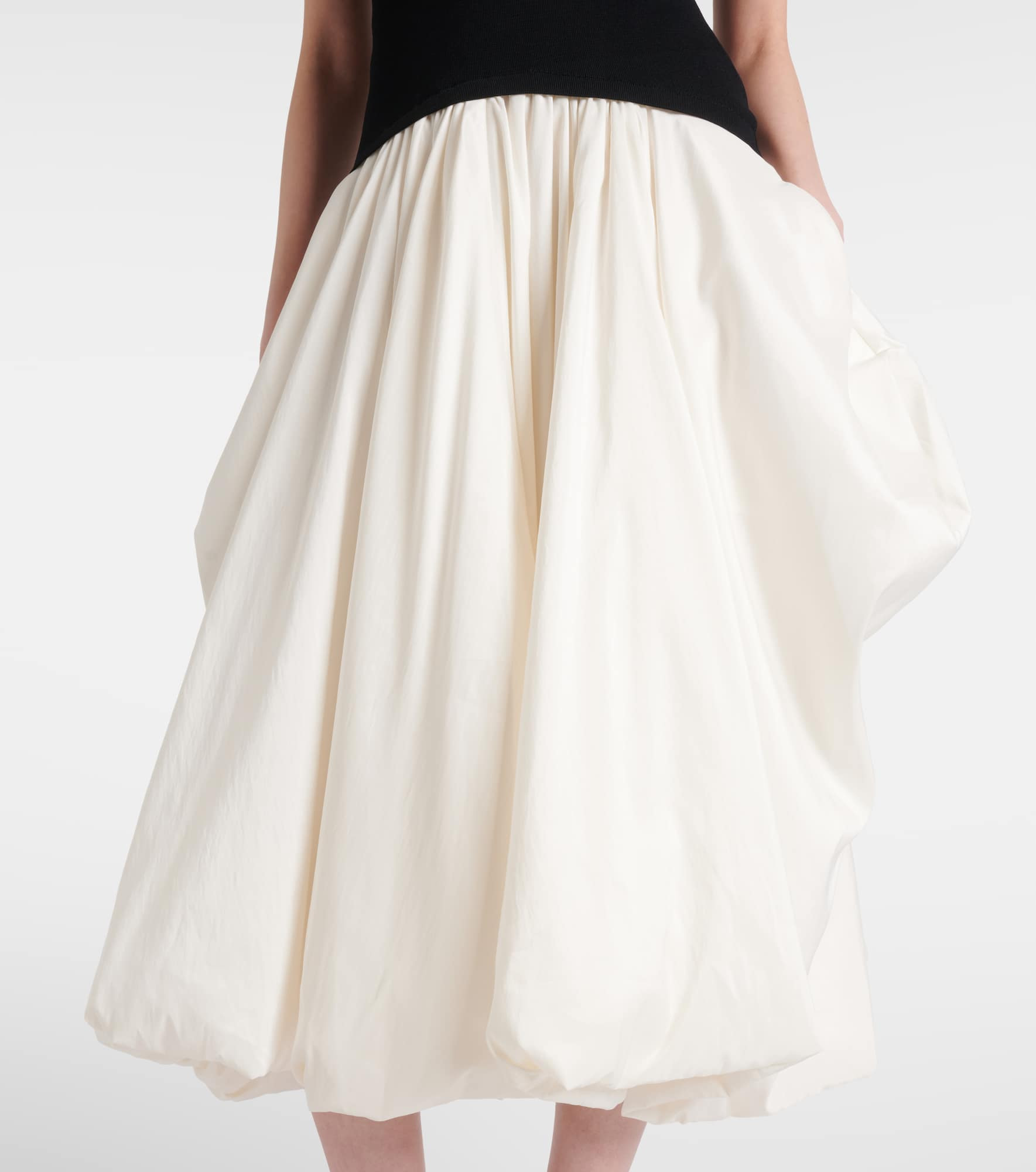 Izzy strapless taffeta midi dress - 5