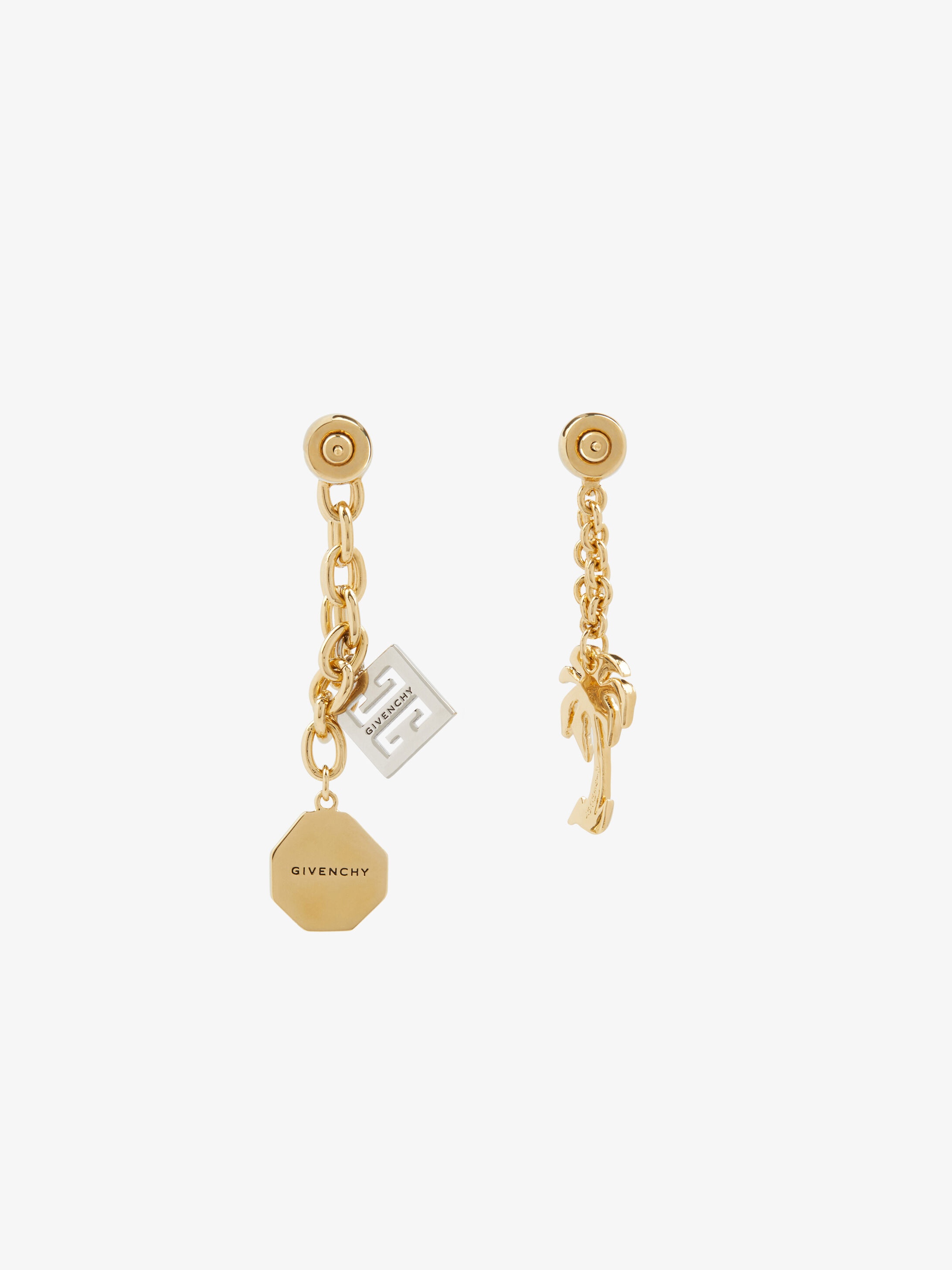 GIVENCHY Charms asymmetrical earrings - 4