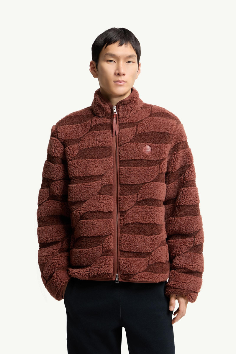 Teddy Jacquard Zip-Up Sweatshirt 4
