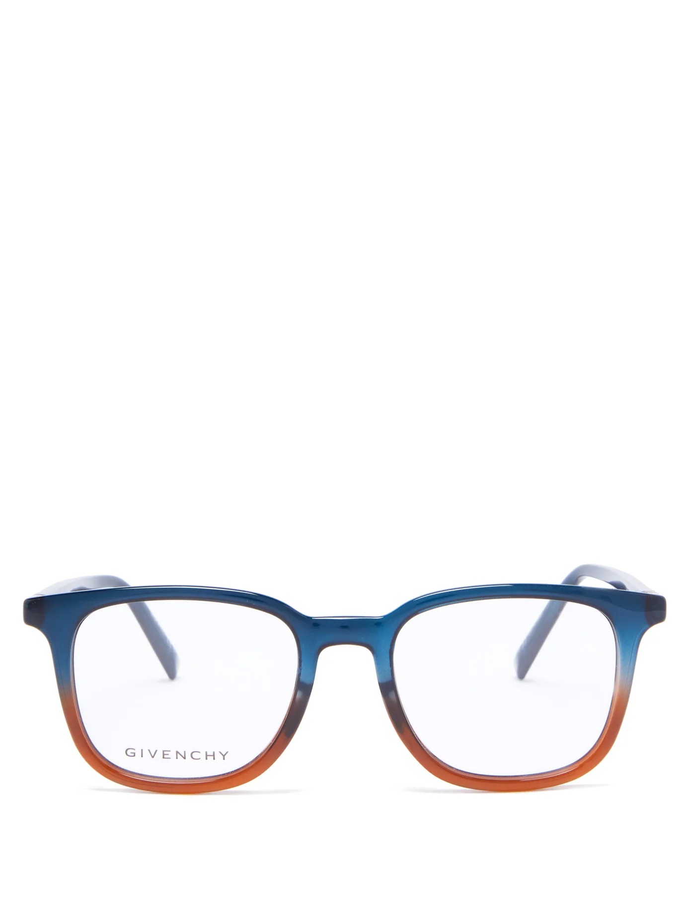 Bi-colour square acetate glasses - 1