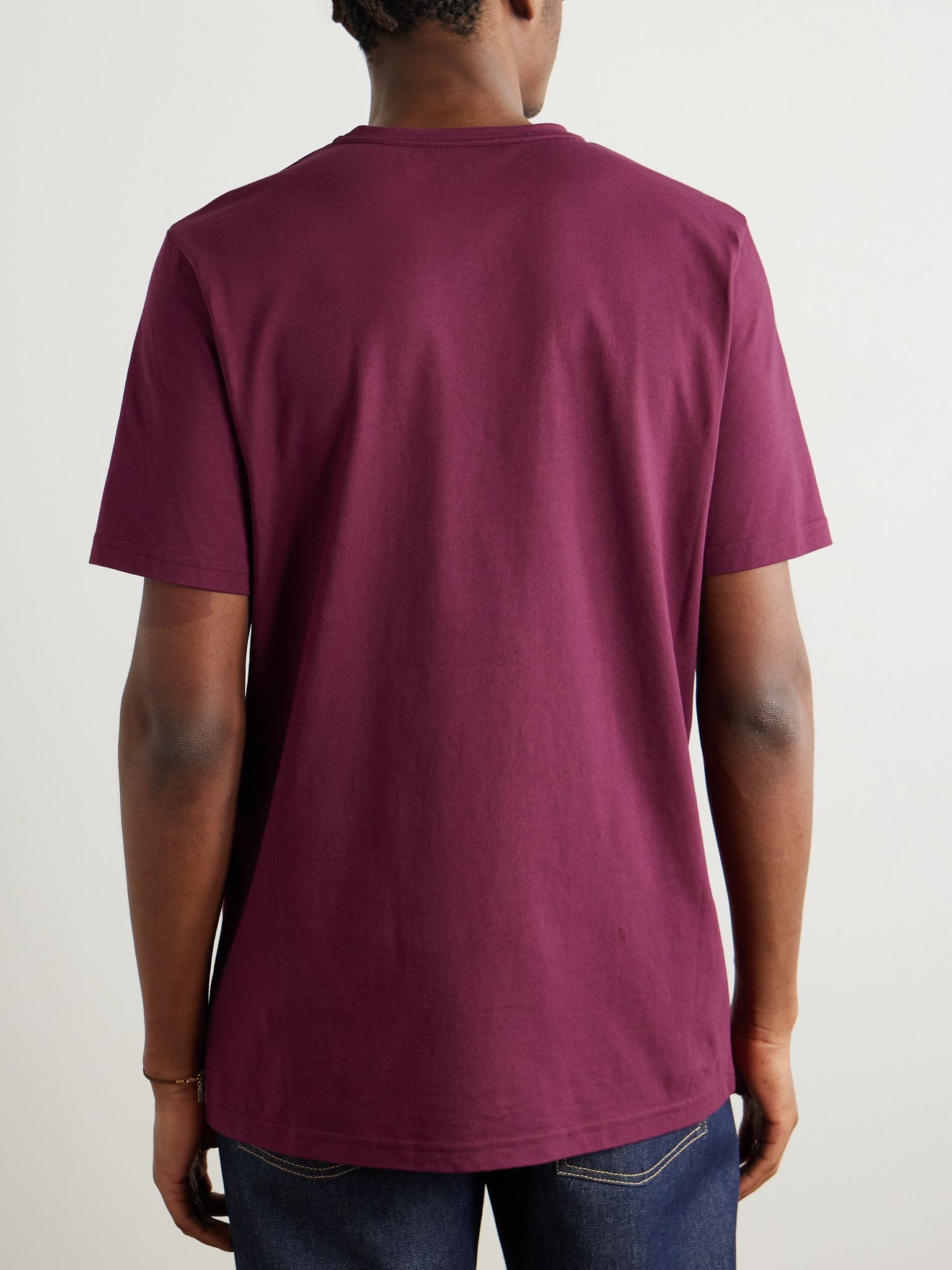 Bandeira Cotton-Jersey T-Shirt Purple - 3