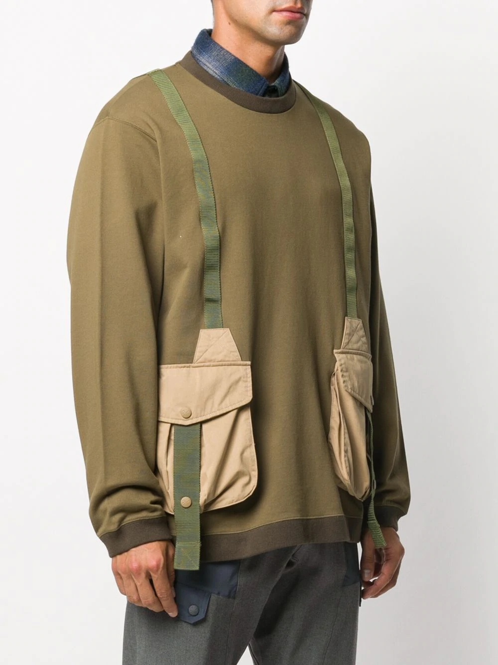 utility pocket sweatshirt - 3