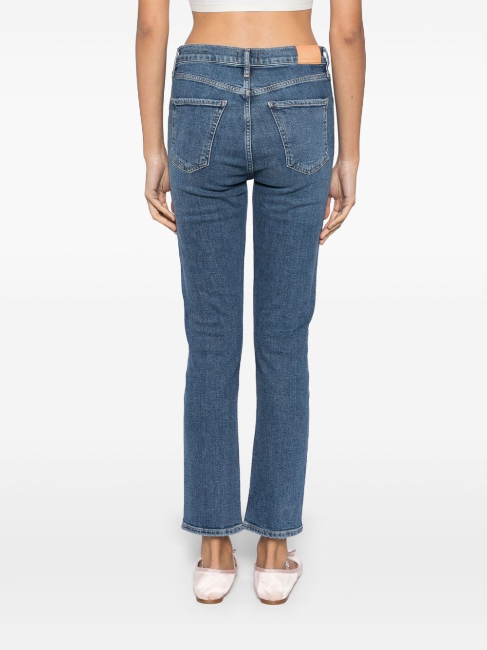 mid-rise skinny jeans - 4