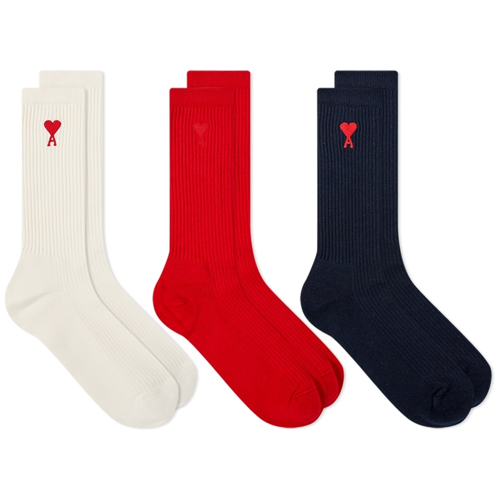 AMI Heart Sock - 3 Pack - 1