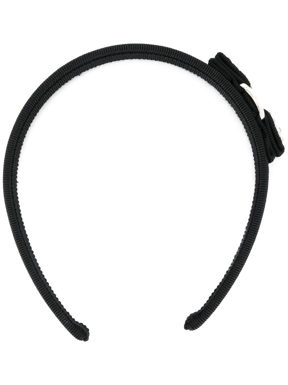 embellished bow headband - 1