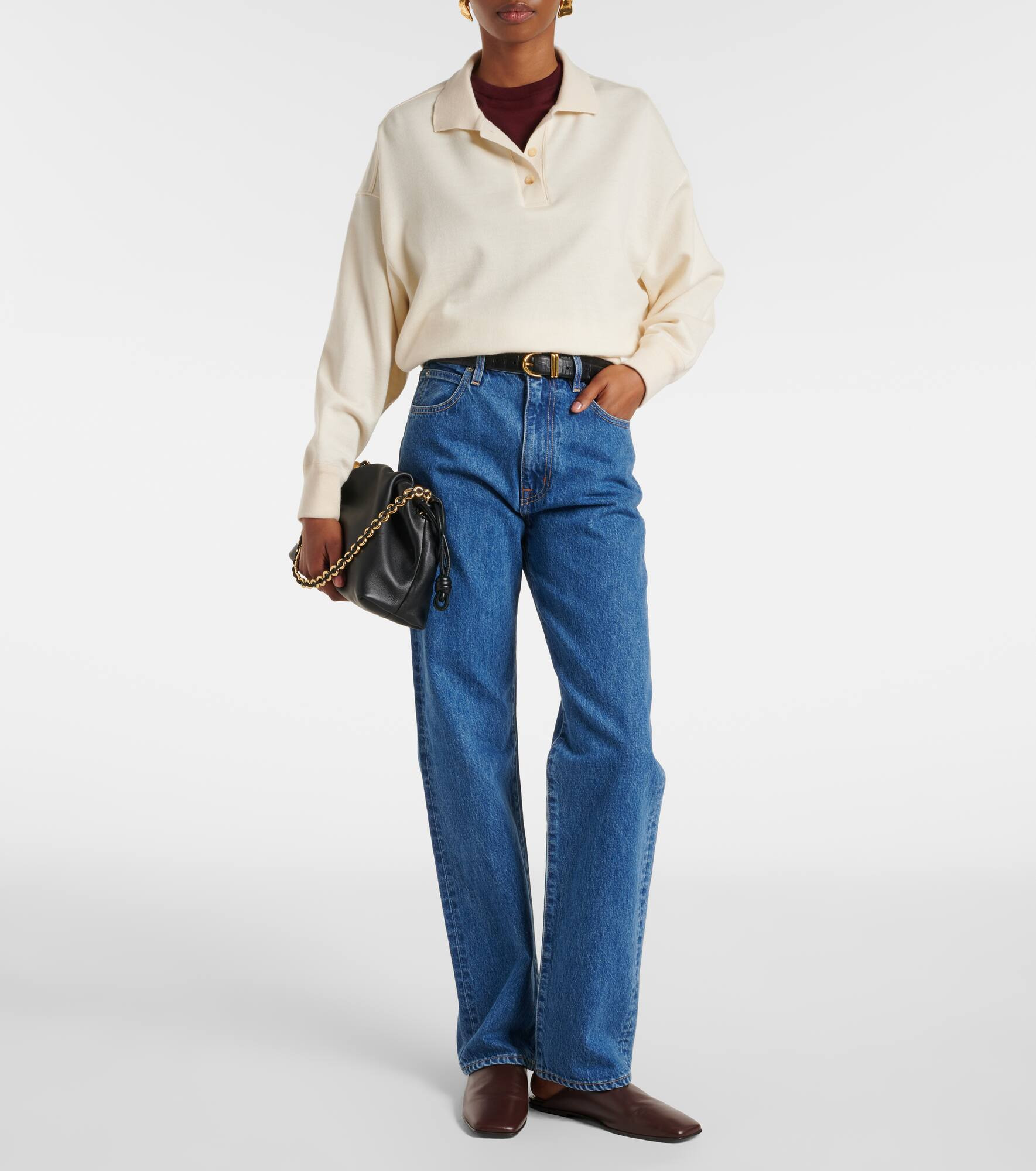 London high-rise straight jeans - 2
