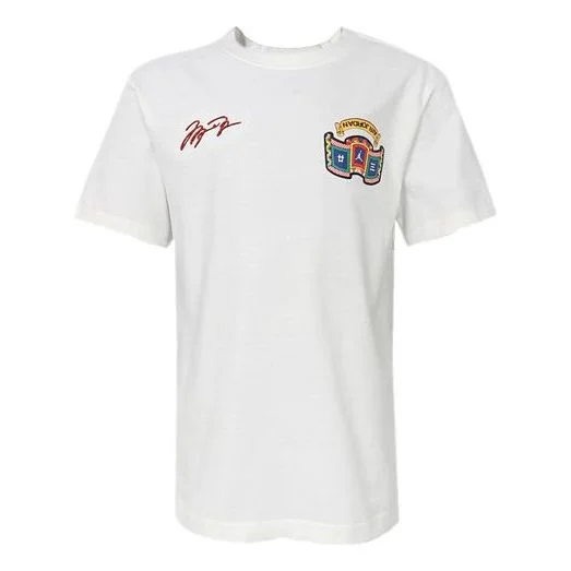 Air Jordan 'Chinese New Year' Casual Sports Crew Neck Tee Men's White DH9205-133 - 1