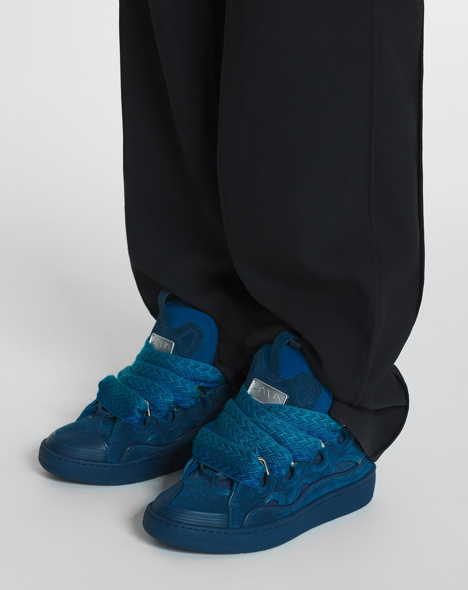 CURB LEATHER SNEAKERS - 6