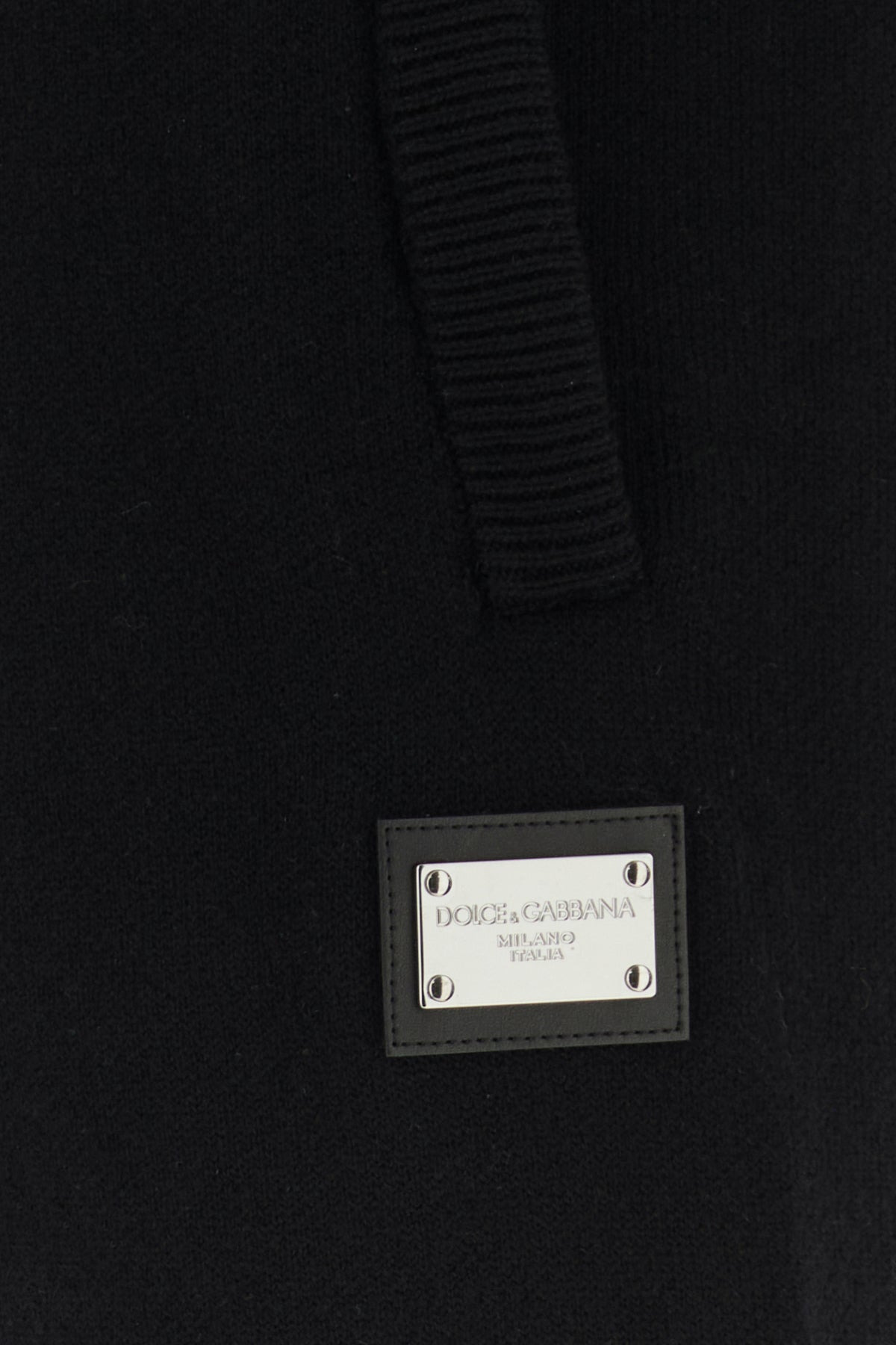 Black wool blend joggers - 3