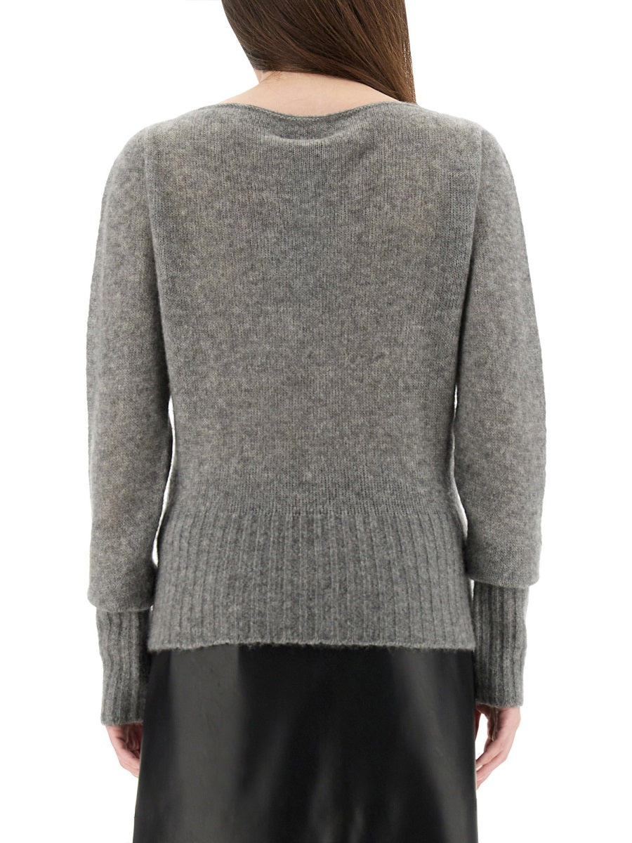 Boat-Neck Sweater - 3