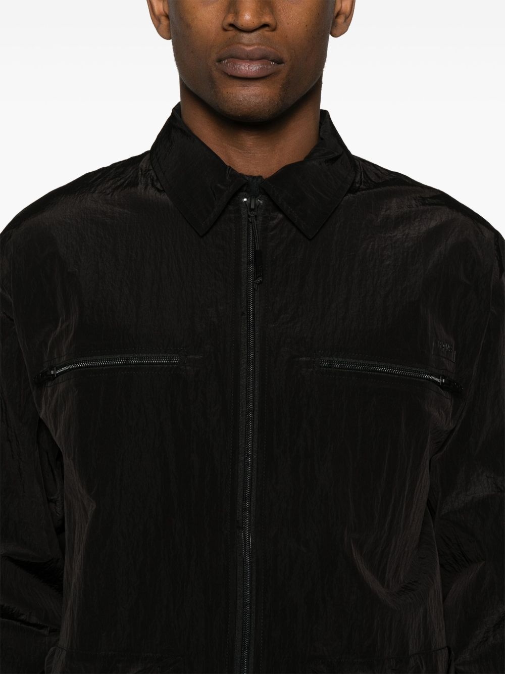 Kano crinkled-finish overshirt - 5