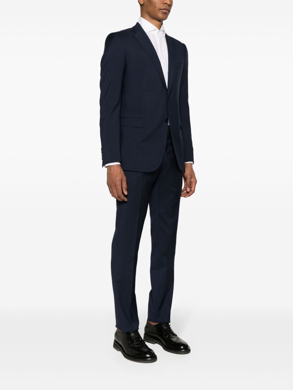 virgin wool single-breasted suit - 3