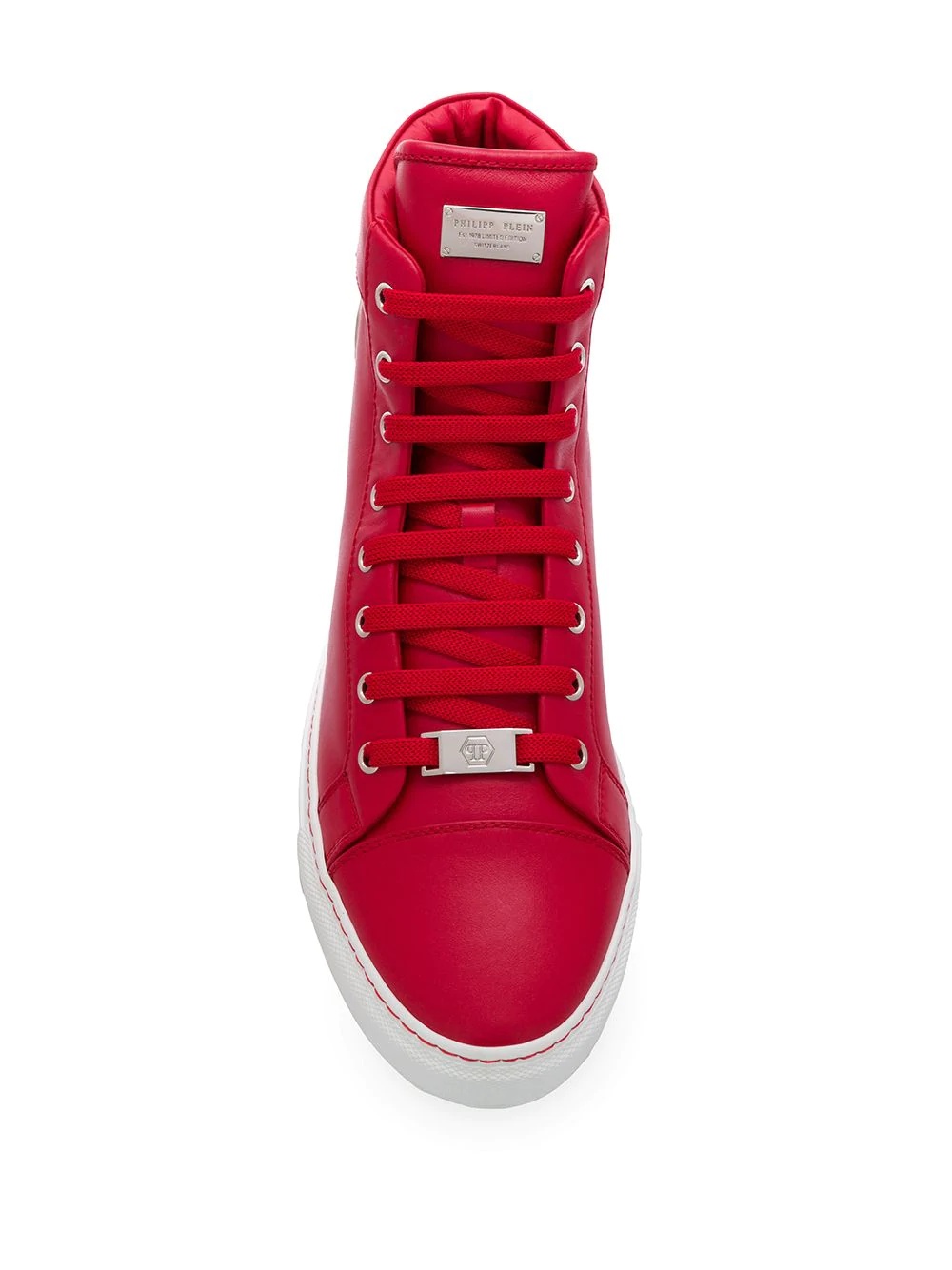 Skull hi-top sneakers - 4