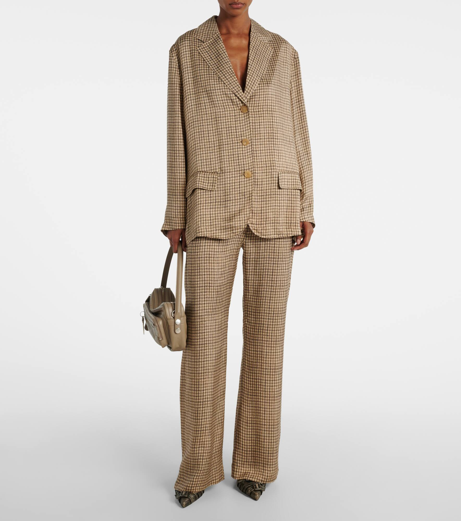 Junida checked blazer - 2