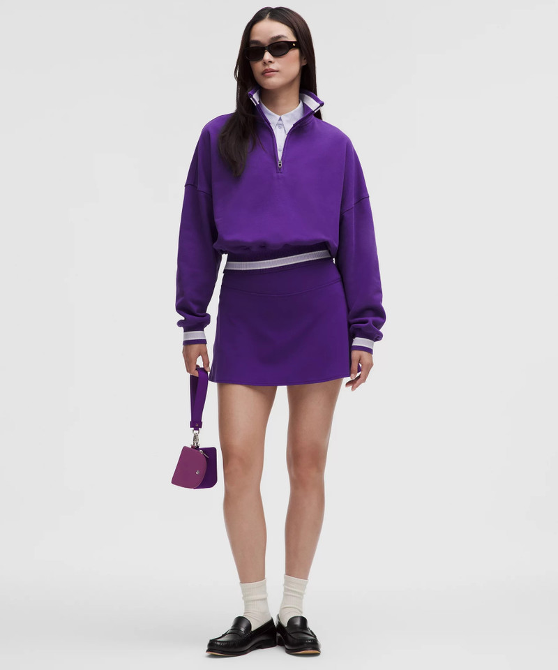 lululemon Perfectly Oversized Ringer Funnel-Neck Half Zip outlook