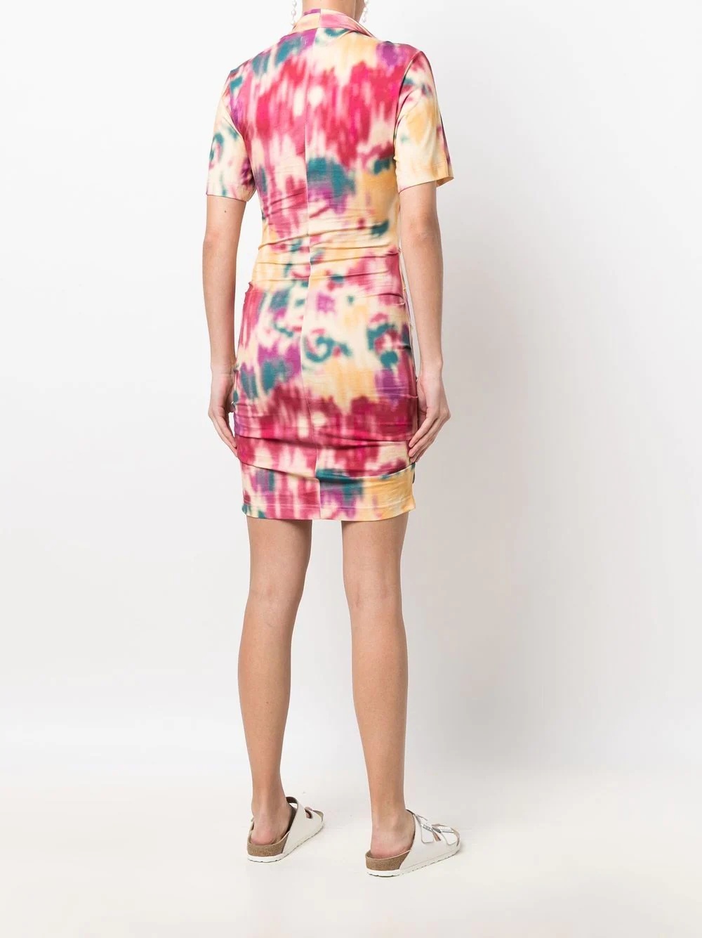 abstract-print bolero mini-dress - 5