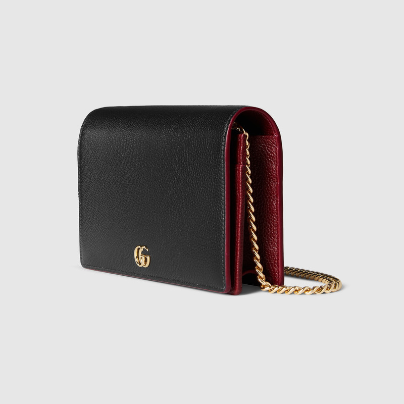 GUCCI GG Marmont wallet on chain outlook